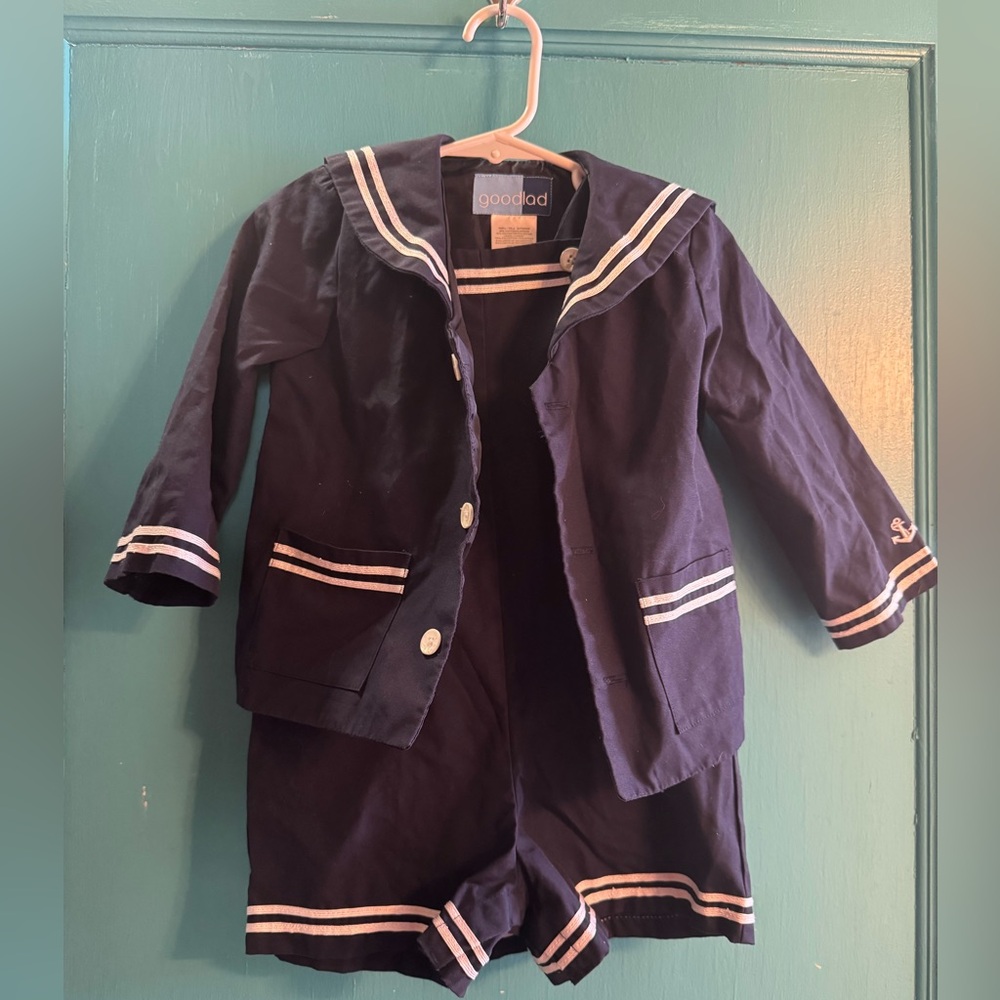 Good Lad Navy and White Sailor Set